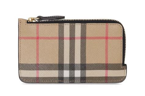 burberry zip card case|burberry check card case.